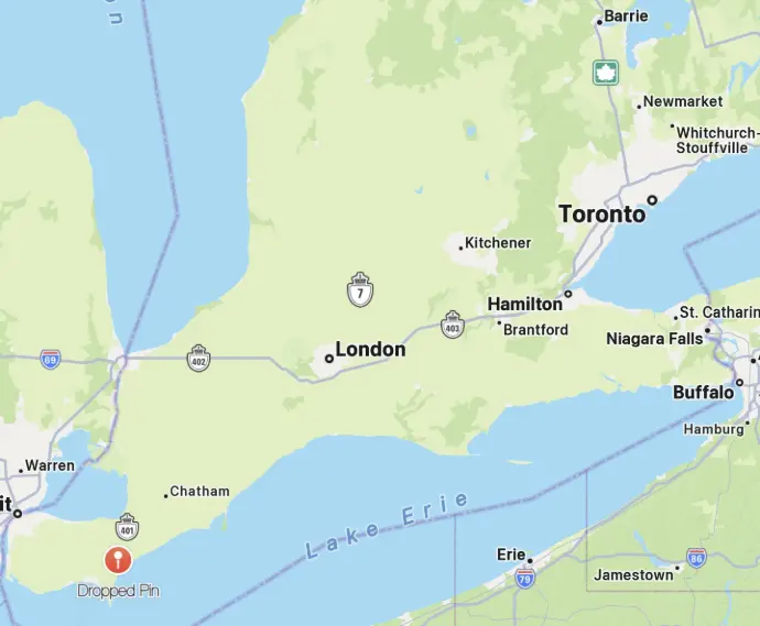 SouthWestern Ontario Map